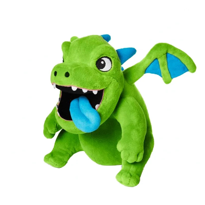 35cm Clashed Royale Plush Toy Log Rolling Wood Soft Stuffed Baby Dragon War Revenge Cartoon Character Dolls Birthday Xmas Gift